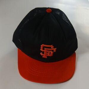 Black and Orange SF Cap,san Frncisco Giants Black And Orage Snatpback